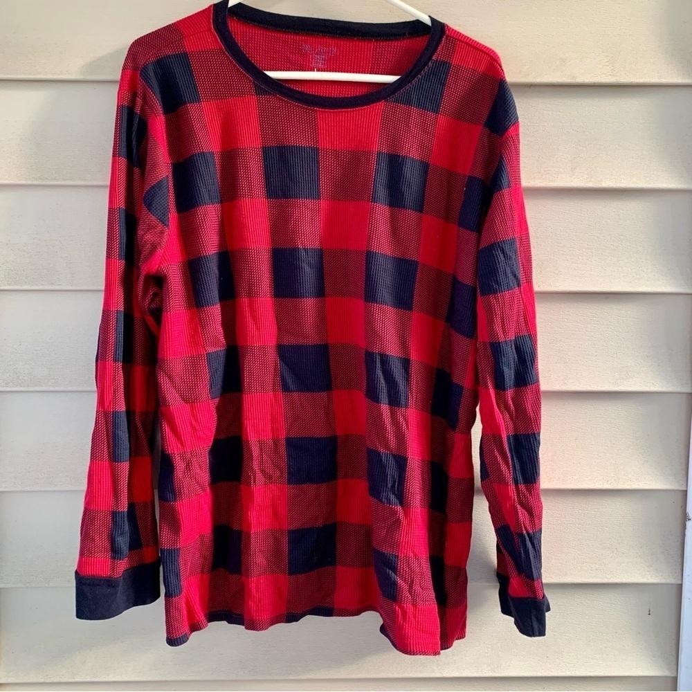 The Children's Place Buffalo Plaid adult unisex pajama set Men's XL Women's 1X - Picture 5 of 8